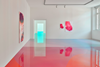 flood like and colorful floor in an exhibition1 900x601