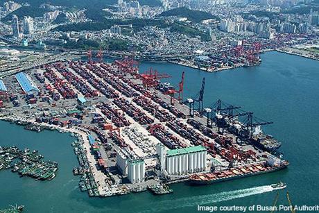 Pusan container port