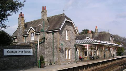 Grange over sands railway station