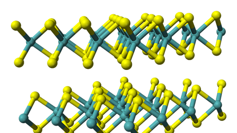 Molybdenite 3D balls