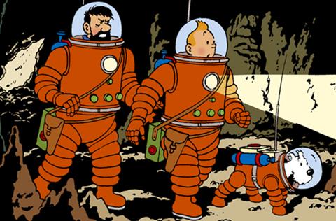 explorers on the moon